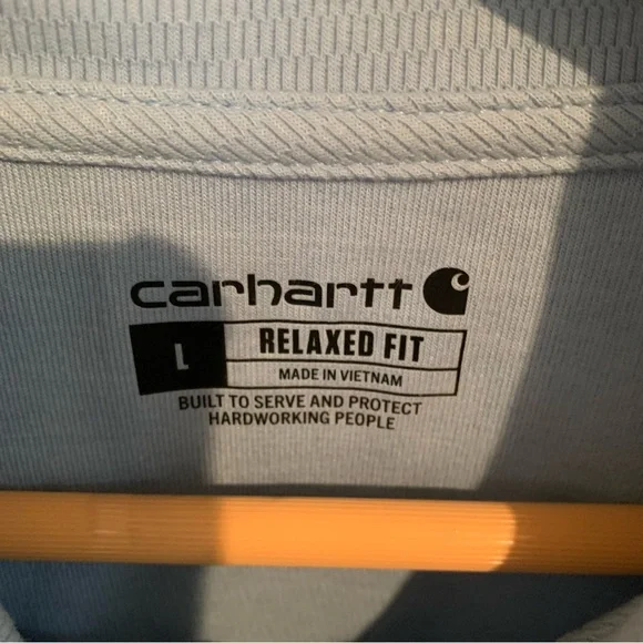 NWT Carhartt Men’s Relaxed Fit Heavyweight Long Sleeve 1/2 Zip Thermal Shirt - Picture 5 of 6